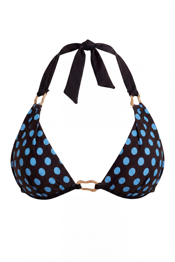 Margot Push Up Top Polka Cocoa Frost