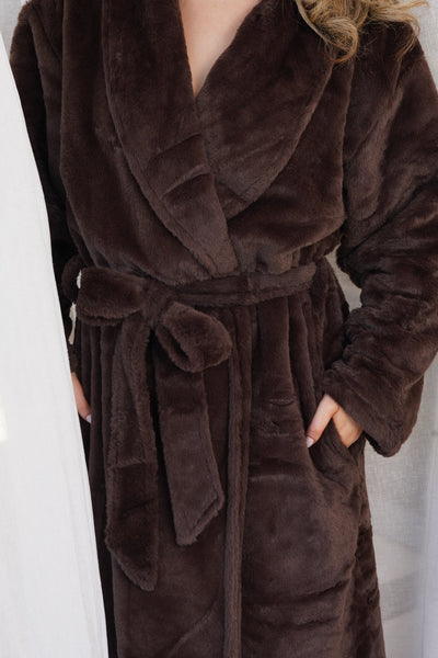 Signature Faux Fur Robe Coco