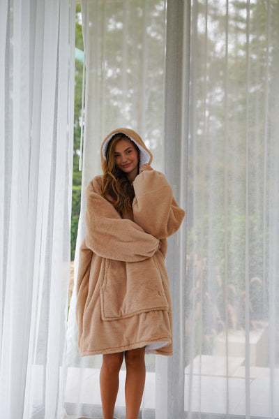 Deluxe Blanket Hoodie Adult Cinnamon PRE ORDER