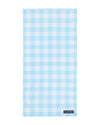 Sand Free Beach Towels All About Gingham Pastel Blue