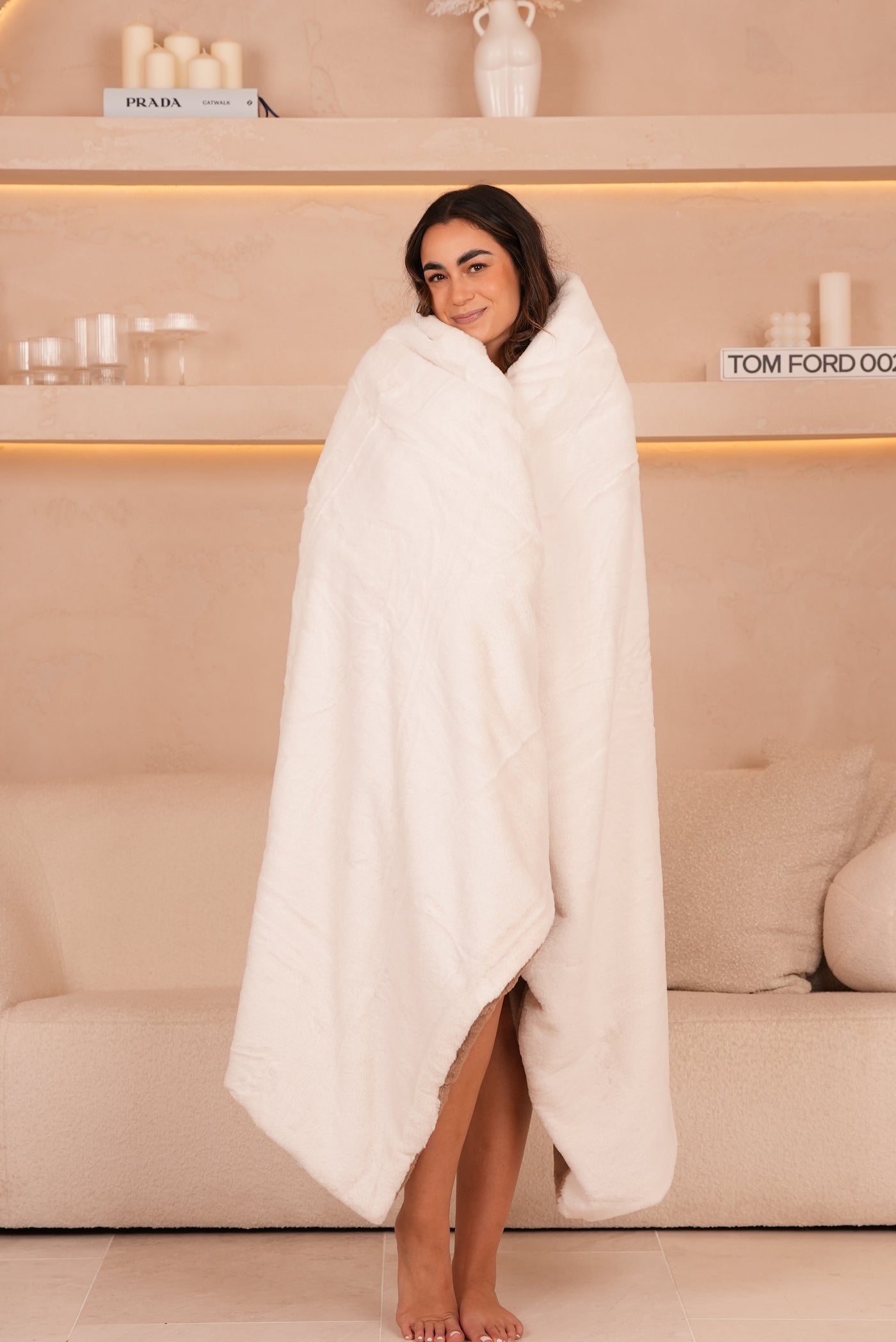 Signature Throw Blanket Mocha 150cm X 210cm