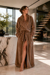 Signature Faux Fur Robe Mocha Pre-Order