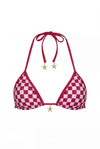 Alba Checked-In Cherry Top