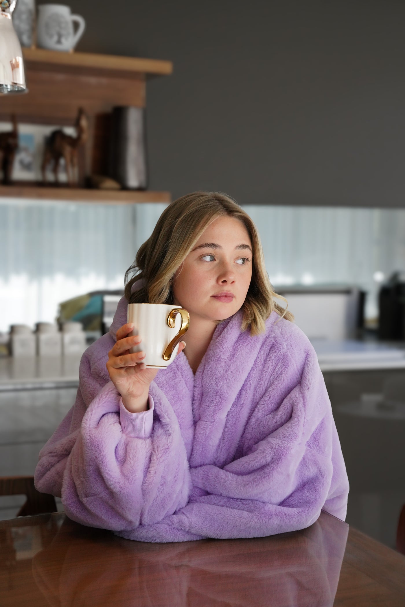 Blanket Hoodie Long Smoothie
