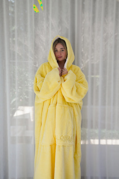Blanket Hoodie Long Limoncello