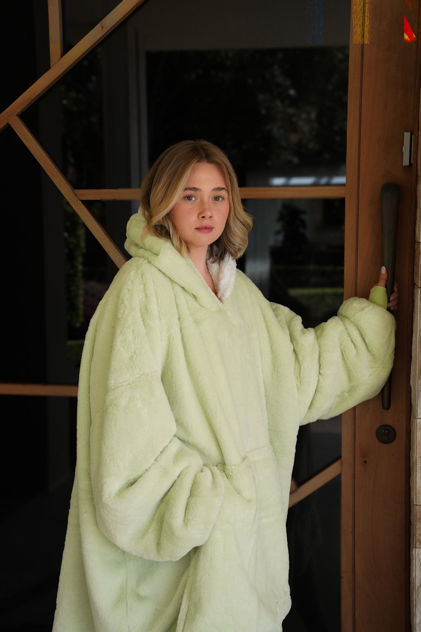Blanket Hoodie Kiwi
