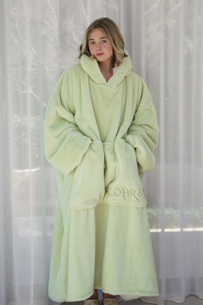 Blanket Hoodie Long Kiwi