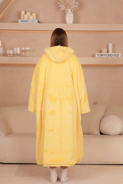 Blanket Hoodie Long Limoncello