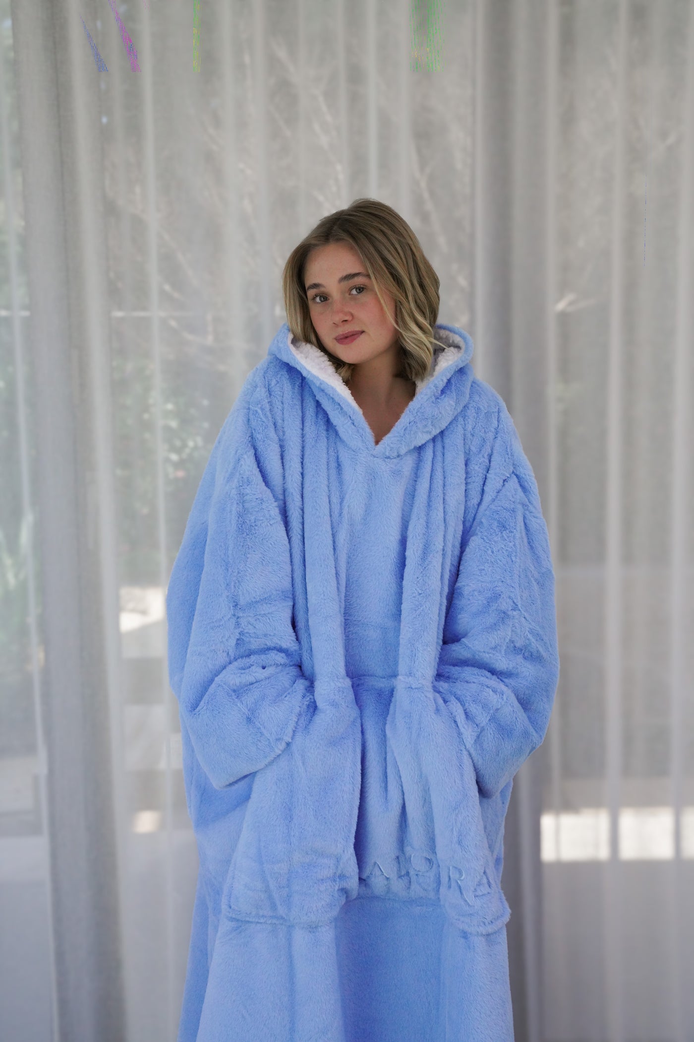 Blanket Hoodie Long Frost