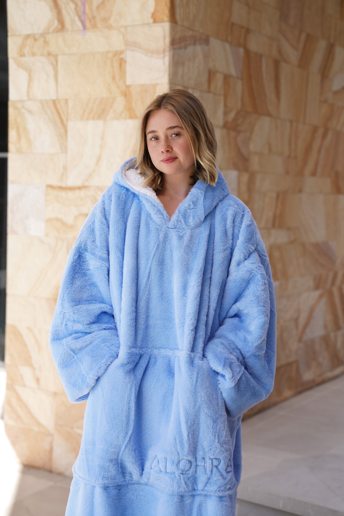 Blanket Hoodie Long Frost