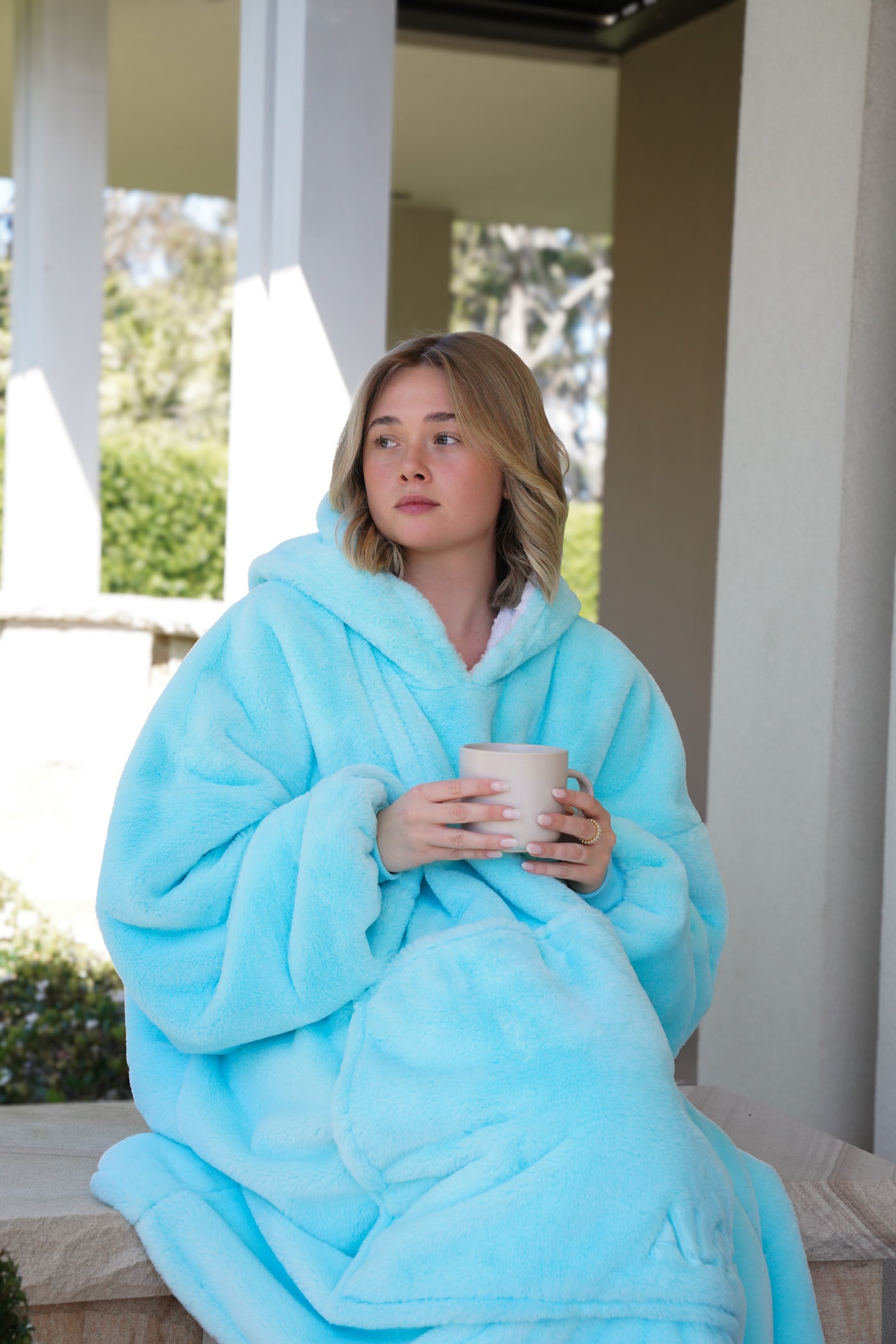 Blanket Hoodie Bubbles