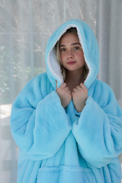 Blanket Hoodie Long Bubbles