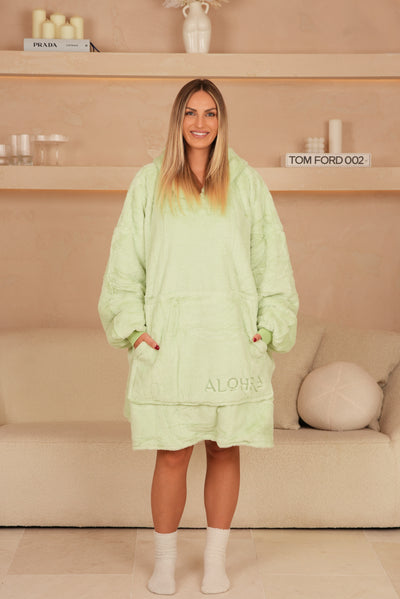 Blanket Hoodie Kiwi
