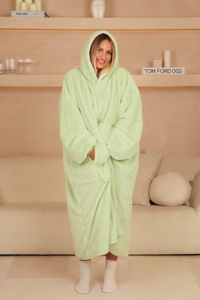 Blanket Hoodie Long Kiwi