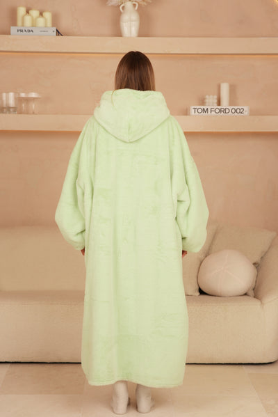 Blanket Hoodie Long Kiwi