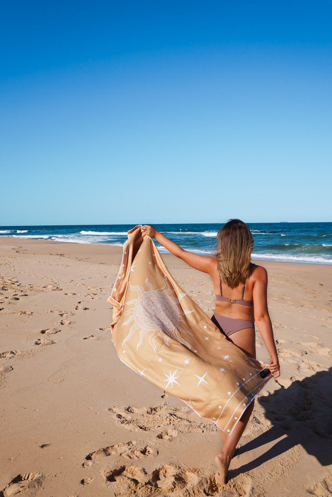 Sand Free Beach Towels Sun Kissed Gold