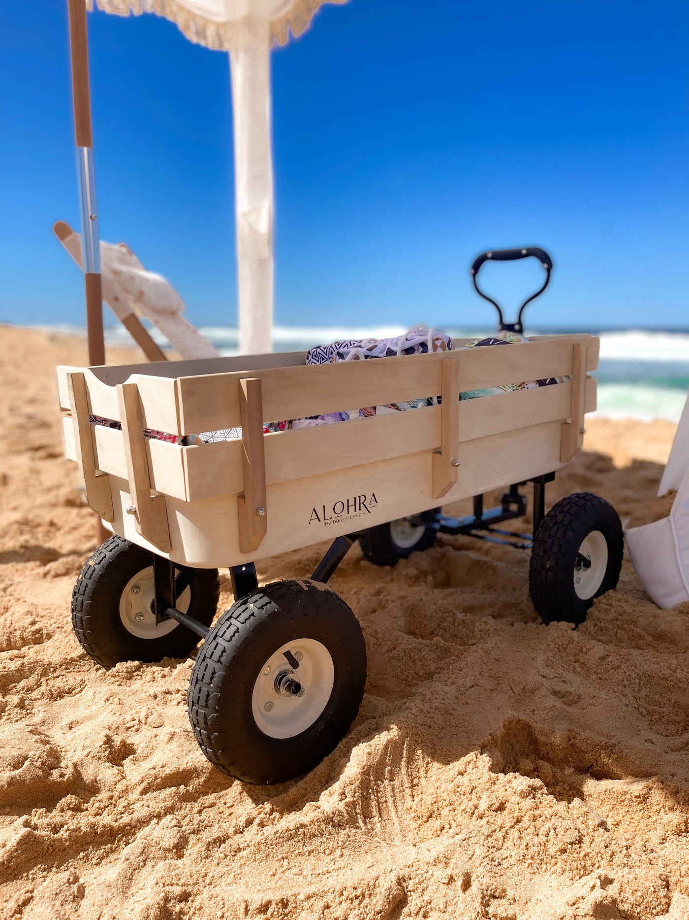 Timber Beach Cart Pearled Ivory Seconds
