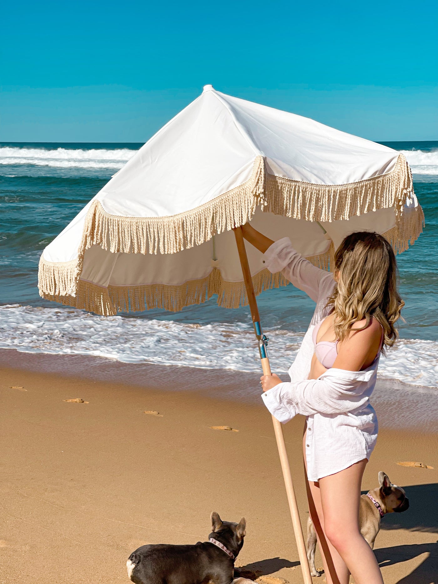 Deluxe Beach Umbrella Summer Bliss
