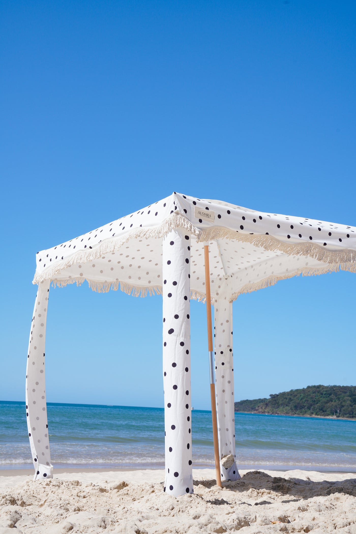 Deluxe Beach Cabana Speckled White