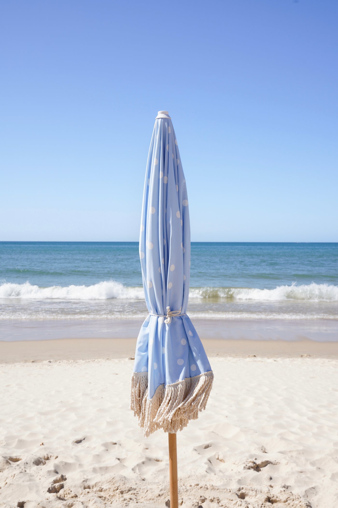 Deluxe Beach Umbrella Speckled Blue