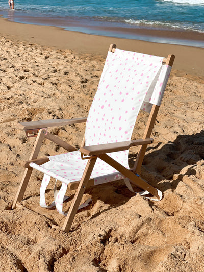 Bondi Reclining Beach Chair Speckled Pink Seconds